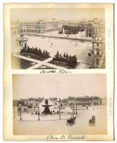 Historische Orte Foto- Paris, Louvre – frühes 20. Jahrhundert