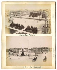 Foto di luoghi storici - Parigi, Louvre - inizio XX secolo