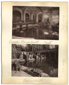 Antique Historical Places Photo-Roman Bath - Early 20th Century