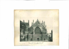 Places historiques - château de Winsor et cathédrale d'Exeter - début du 20e siècle