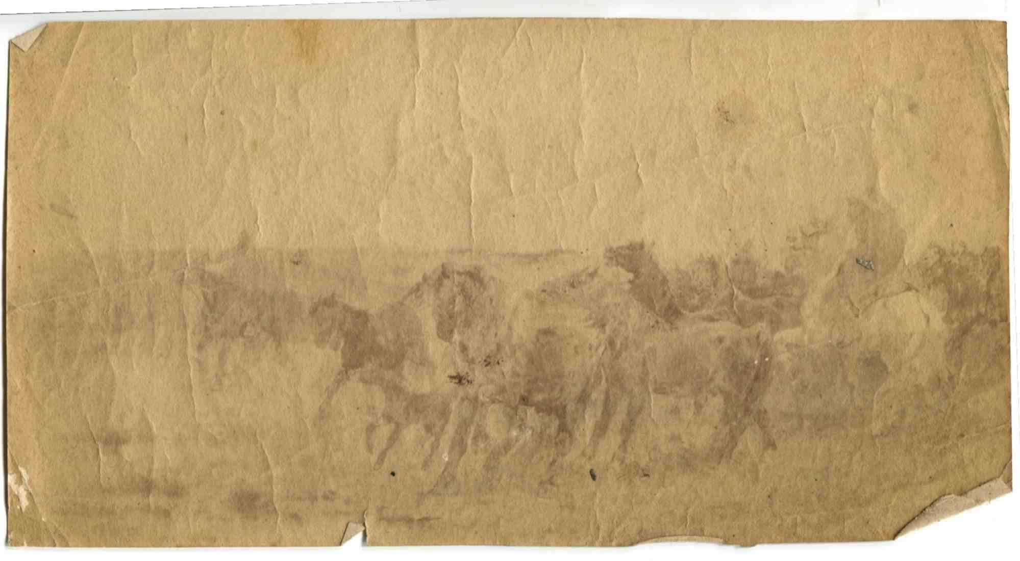 Portrait Photograph Unknown - Horses - Photo - Début du 20e siècle