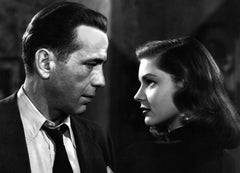 Vintage Humphrey Bogart and Lauren Bacall  "The Big Sleep"  Globe Photos Fine Art Print