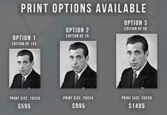 Humphrey Bogart Awesome Studio Portrait Globe Photos Fine Art Print