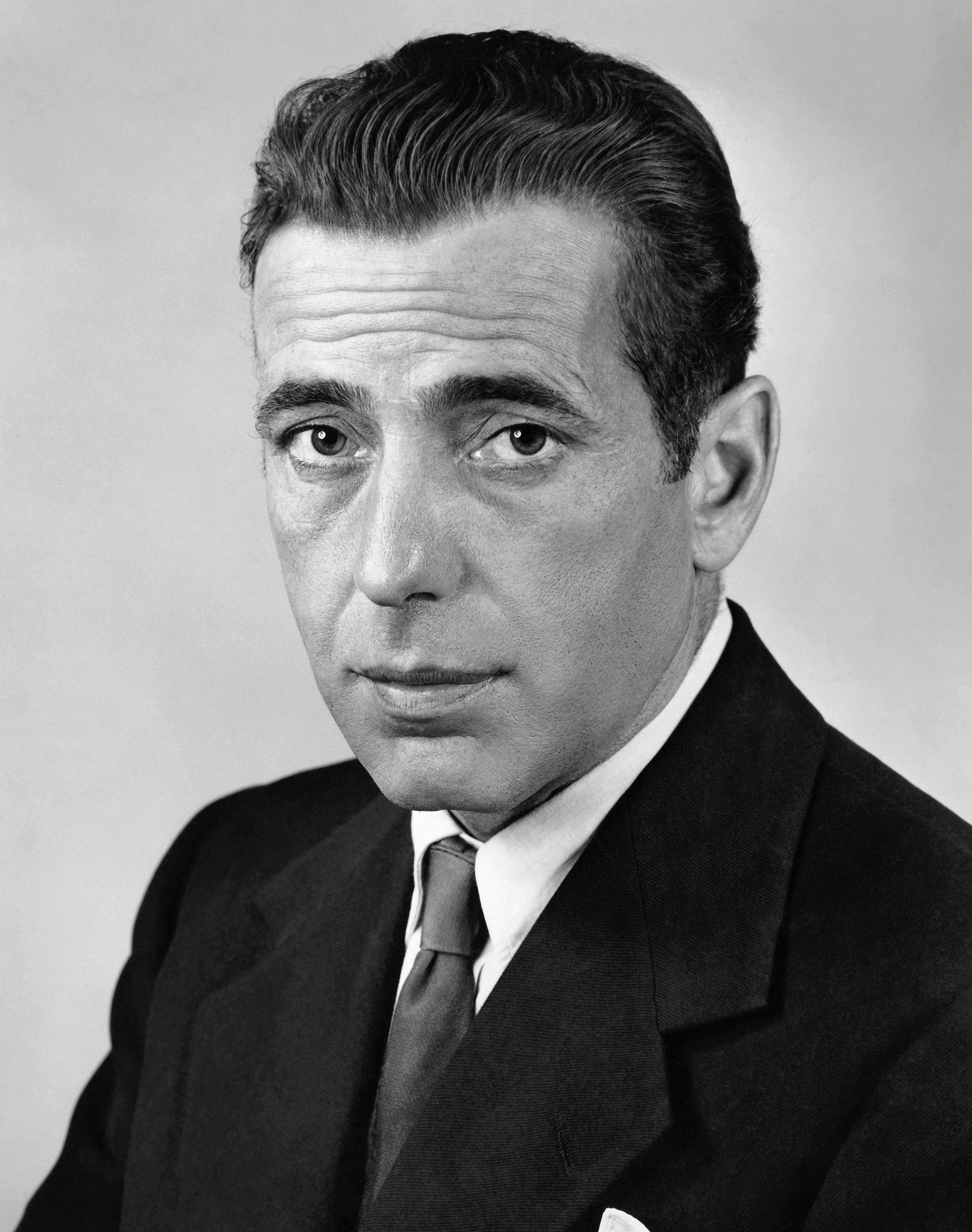 Unknown Black and White Photograph - Humphrey Bogart Awesome Studio Portrait Globe Photos Fine Art Print