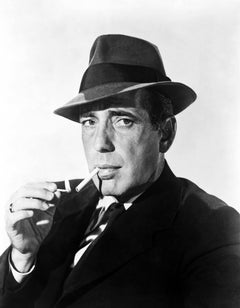 Vintage Humphrey Bogart Lighting a Cigarette Fine Art Print