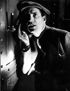 Vintage Humphrey Bogart on Telephone Fine Art Print