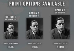 Humphrey Bogart Smoking Globe Photos Fine Art Print
