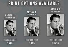 Humphrey Bogart Smoking Globe Photos Fine Art Print