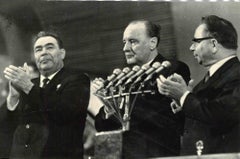 Congrès du parti communiste hongrois à Budapest - Photo vintage - 1966