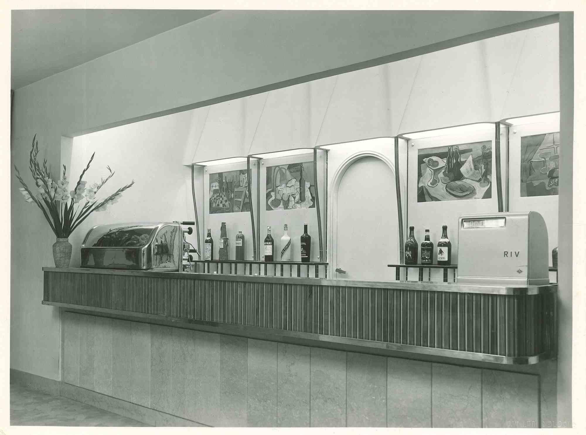 Unknown Landscape Photograph – Inauguration des Wissenschaftspalasts in Rom – Vintage-Foto – 1950er Jahre