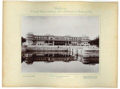 Inde. Ulwar - Maharadscha - Palast - Photo originale vintage - 1893