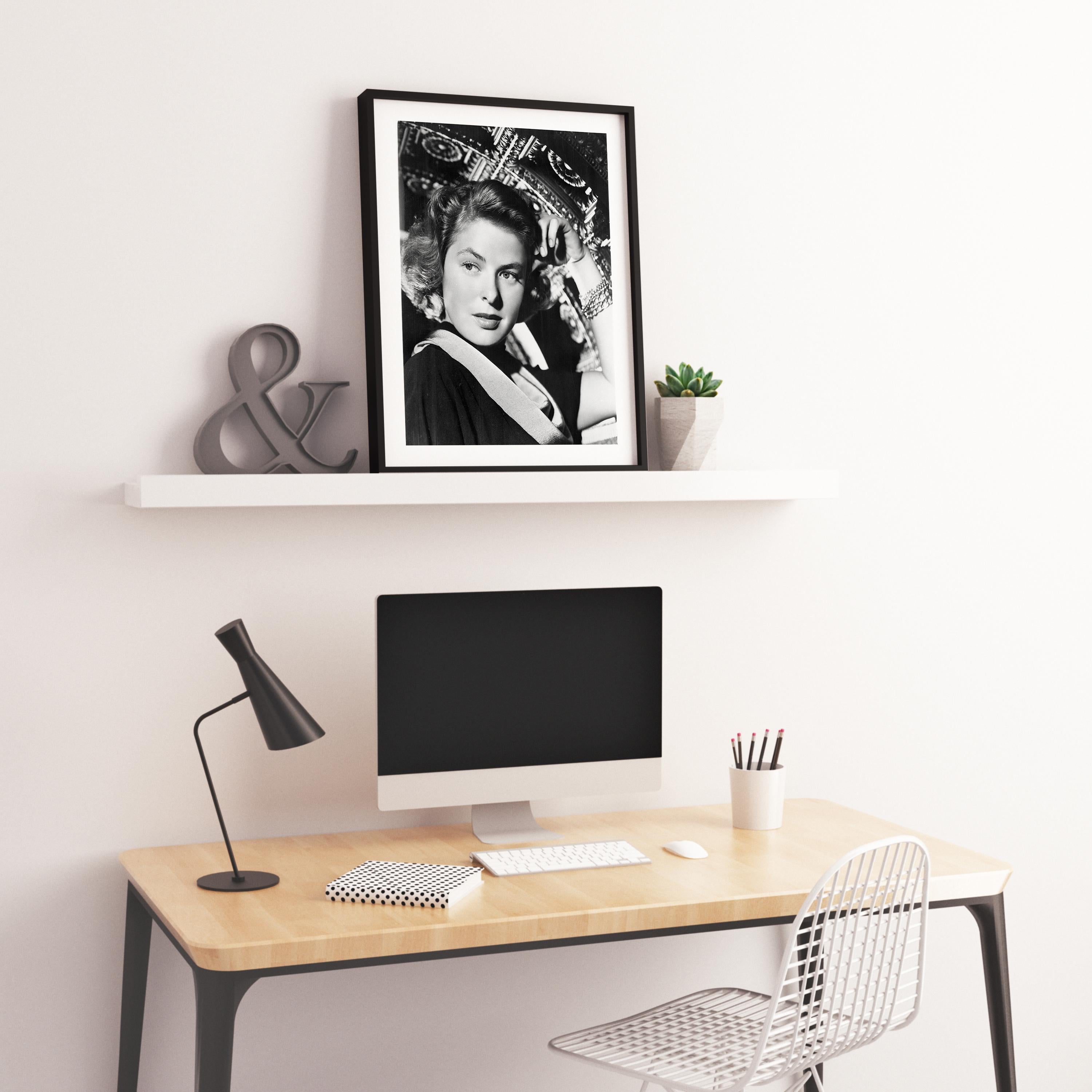 Ingrid Bergman: A Portrait of Elegance Fine Art Print For Sale 2