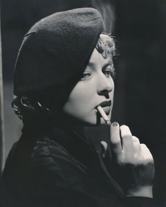 Ingrid Bergman Smoking Fine Art Print