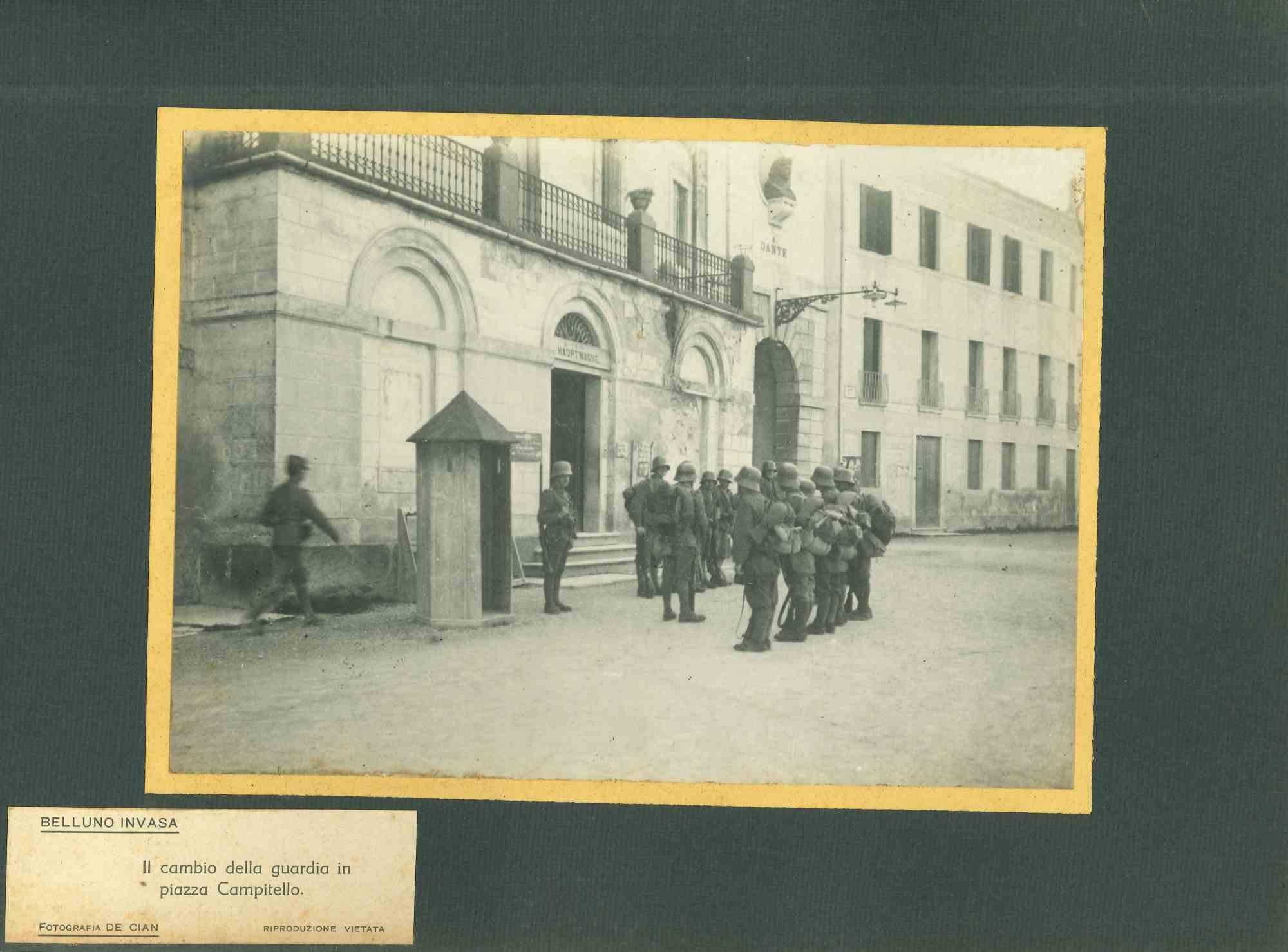 Invasion of Belluno - Changing of the Guard - Photograph - 1914