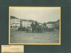 Invasion of Belluno - The Requisition Wagons - Photograph - 1918