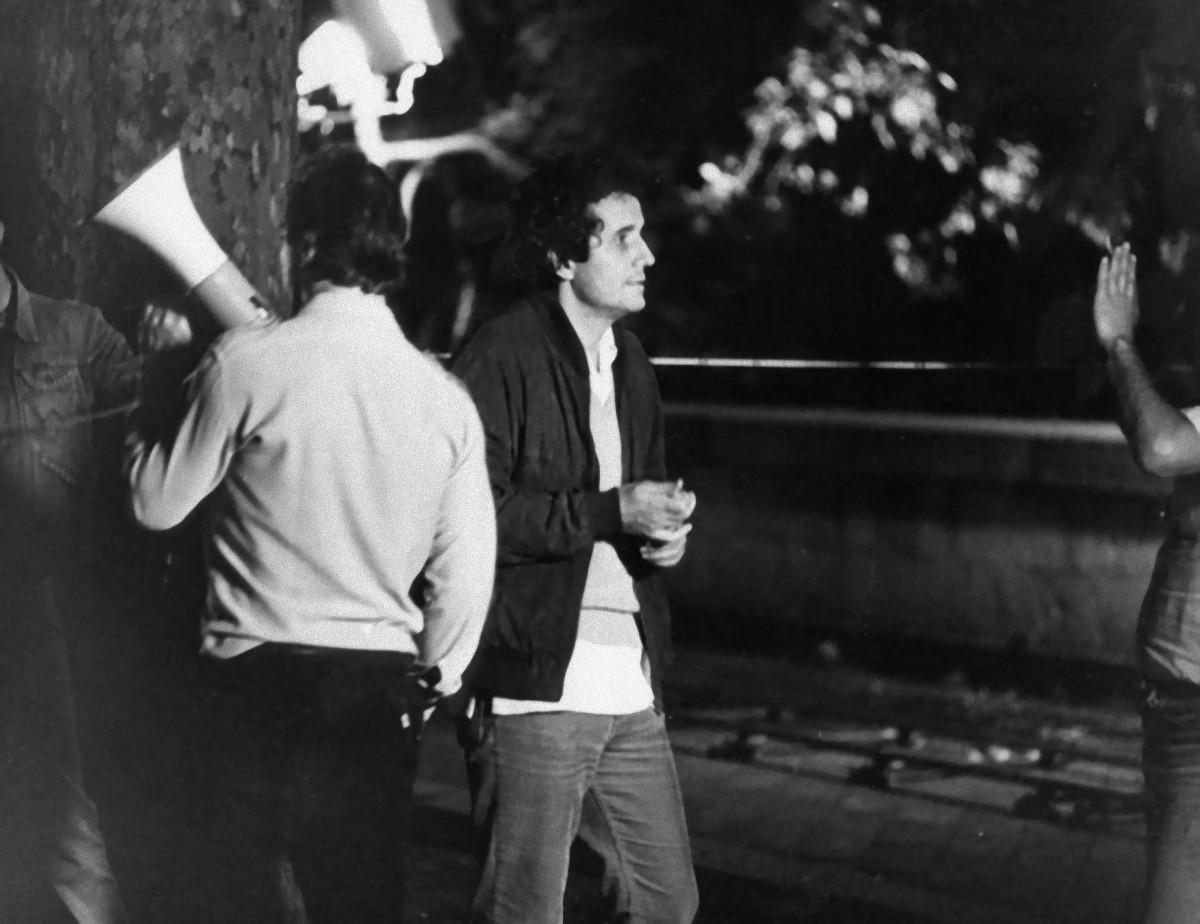 Il regista italiano Marco Bellocchio - Fotografia d'epoca in b/n - Anni '70
