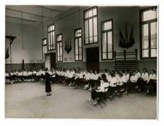 Italian Fascism Era - School Girls - Vintage Photo - 1920s