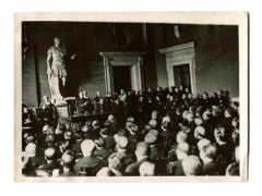 Italienische Faschismus-Ära des Faschismus – Die Konferenz – Vintage-Foto – 1930er Jahre