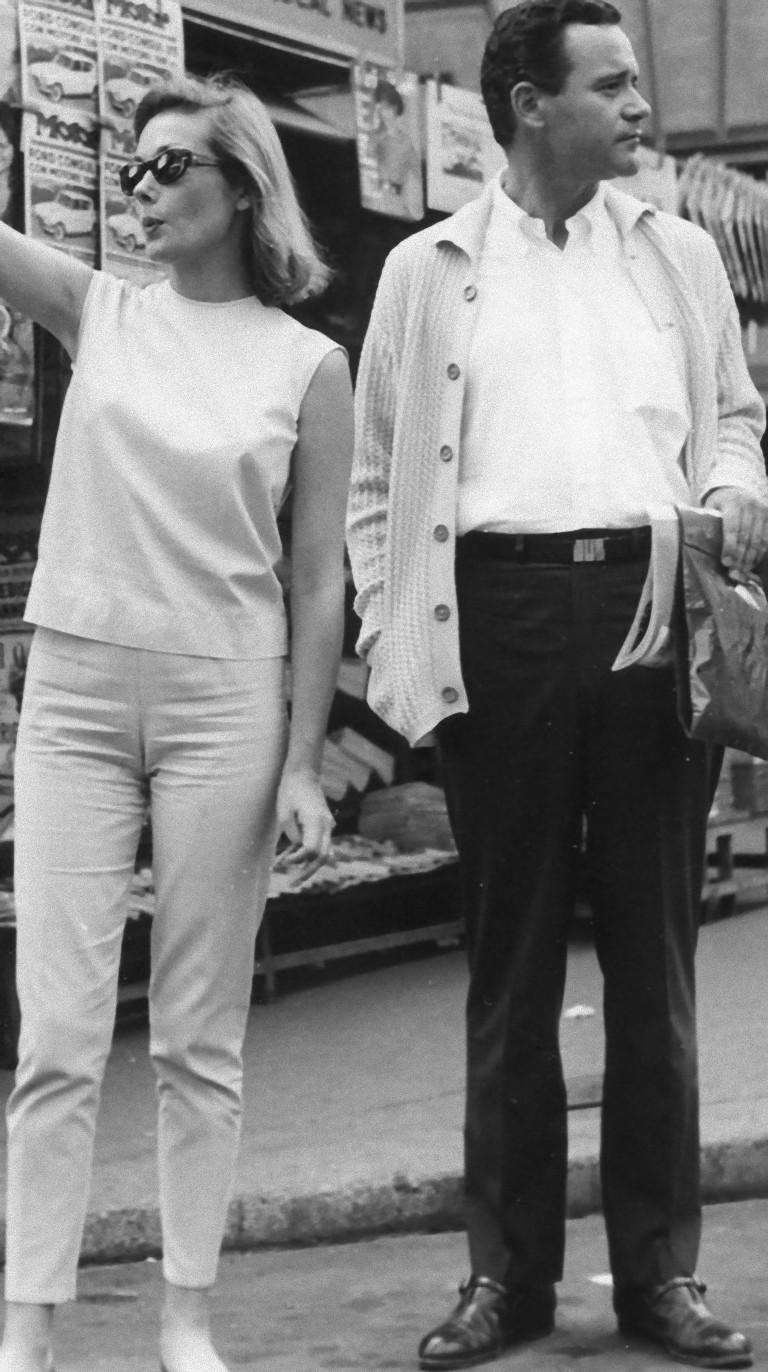 Unknown Portrait Photograph - Jack Lemmon and Felicia Farr - Vintage Photograph - 1962