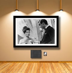 James Bond 007 - Fotografía y negativo antiguo de gran formato