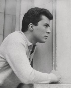 Vintage James Darren Awesome Profile Portrait Globe Photos Fine Art Print