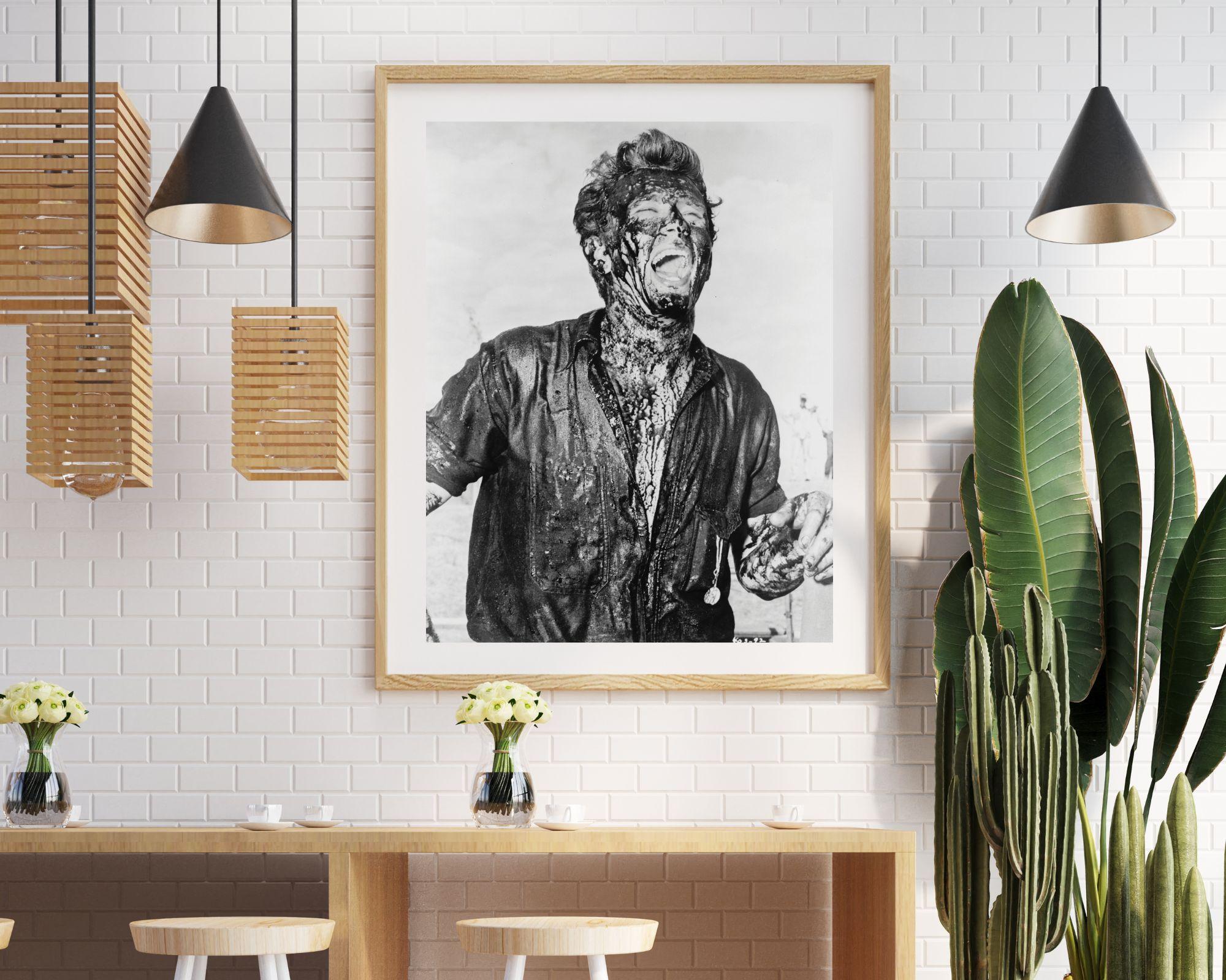 James Dean Covered in Mud - Photograph by Unknown