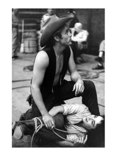 'James Dean Liz Taylor Round Up' Limited Edition silver gelatin print