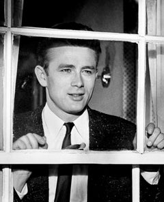 James Dean Rebel Without a Cause in Window Globe Photos Fine Art Print