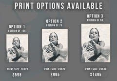 Jamie Lee Curtis Spitting in Pool Fine Art Print