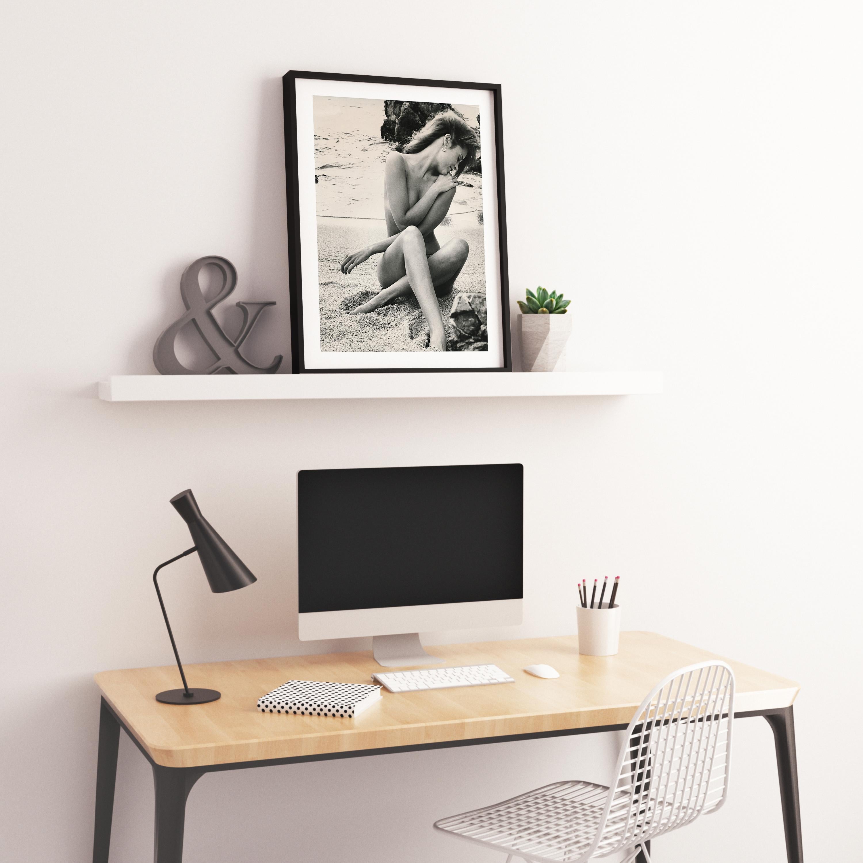 Jane Fonda Nackt am Strand Kunstdruck im Angebot 2
