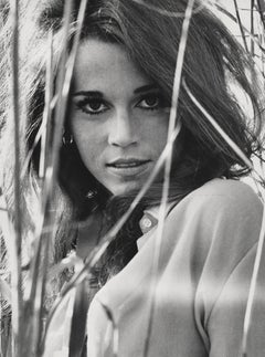 Vintage Jane Fonda Outdoors Fine Art Print