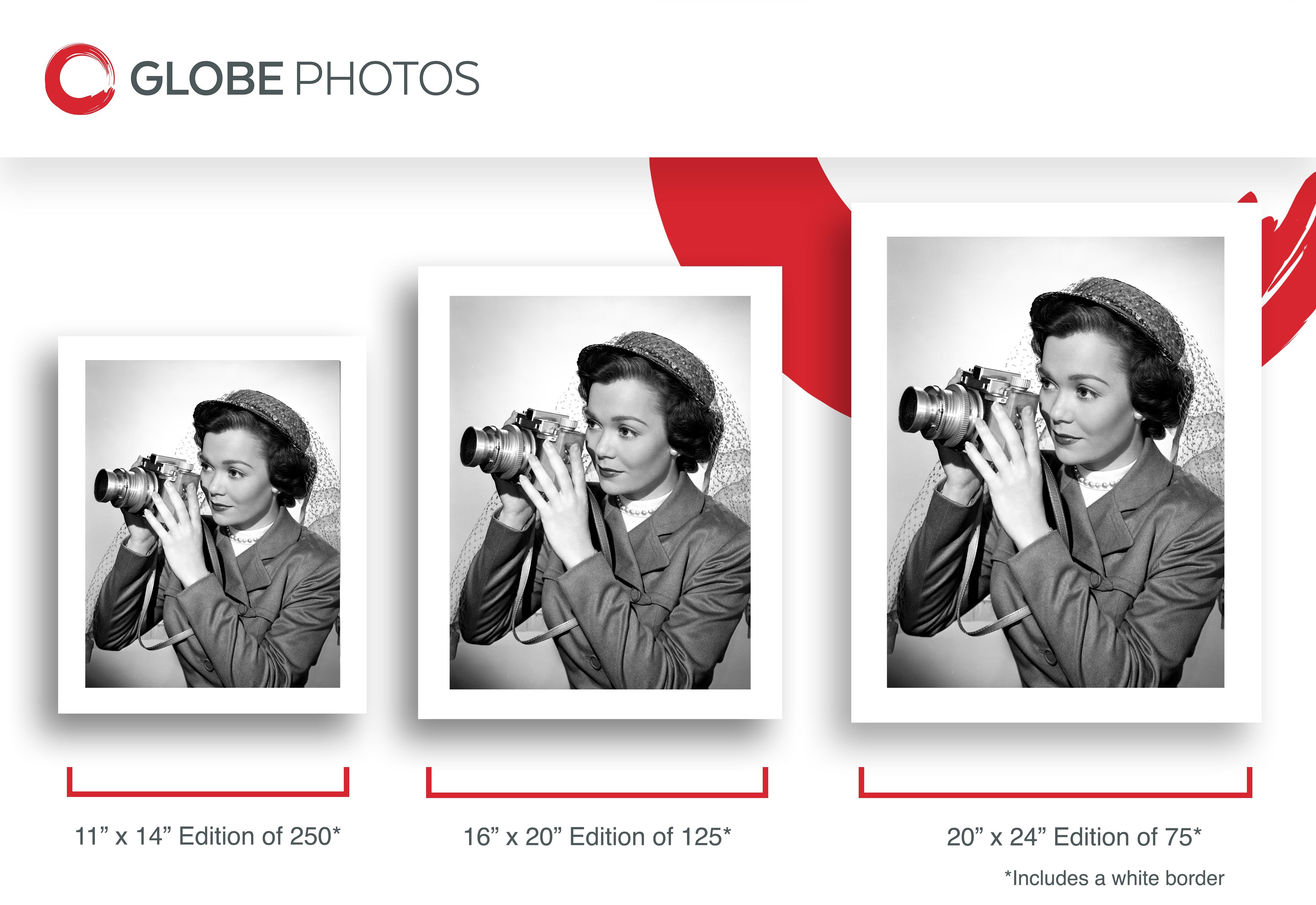 Jane Wyman with Camera - Contemporary Photograph by Unknown