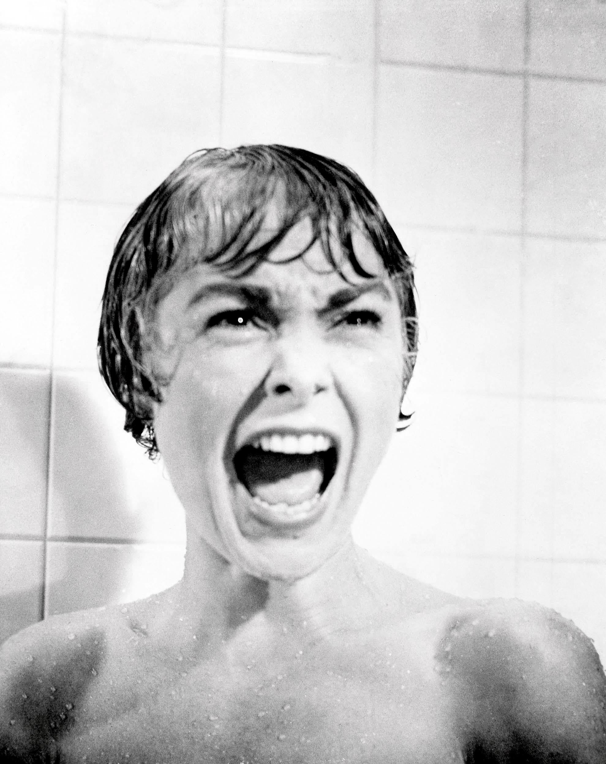 Unknown Portrait Photograph - Janet Leigh Famous Scream in "Psycho" Globe Photos Fine Art Print