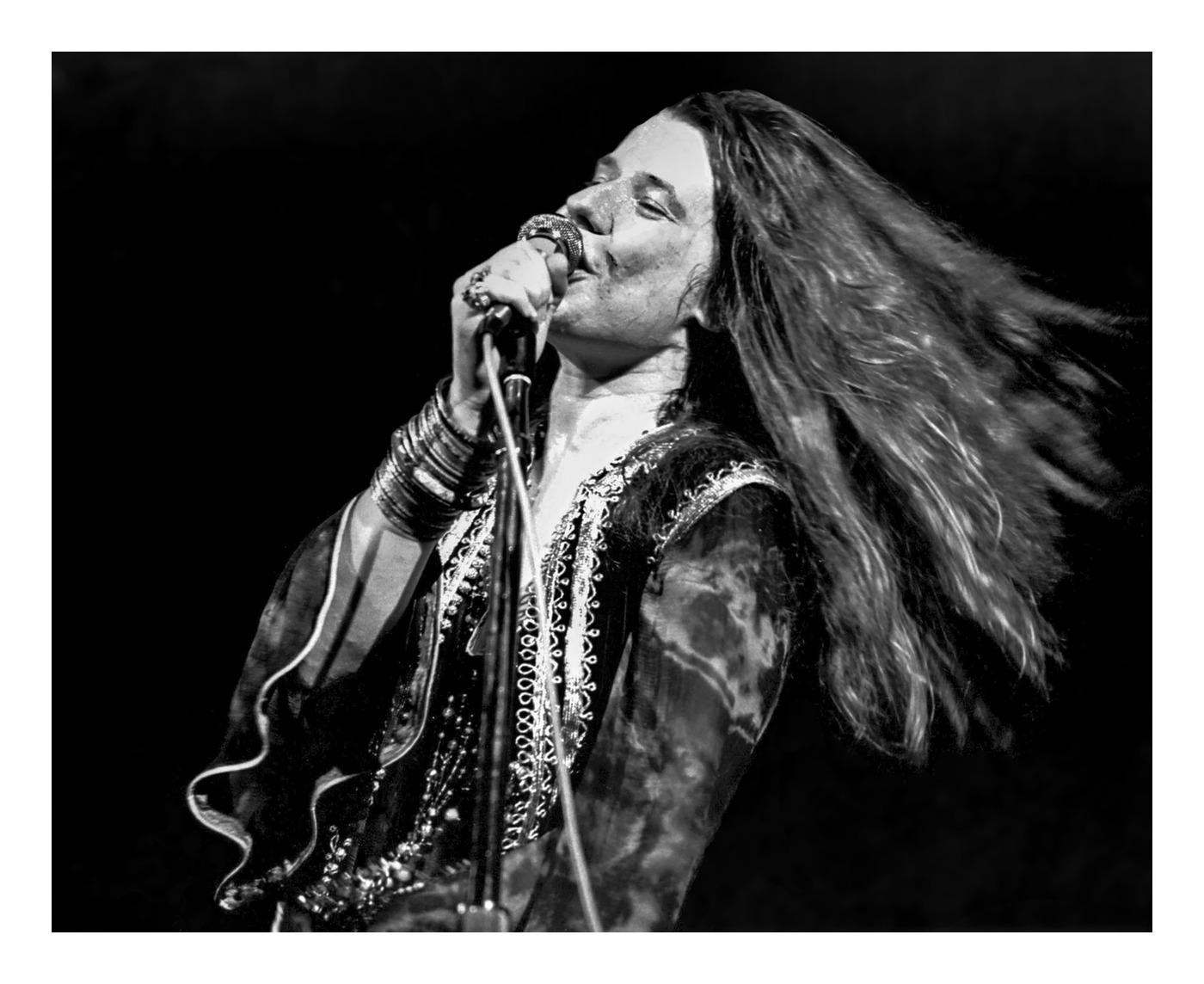 Janis Joplin dal vivo a Woodstock - Photograph di Unknown