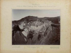 Japan - Der Krater Des Fugjiama - Vintage Photograph - 1893