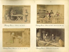 Japanese Ethnographic Photographs - Antique Albumen Print - 1880s/90s