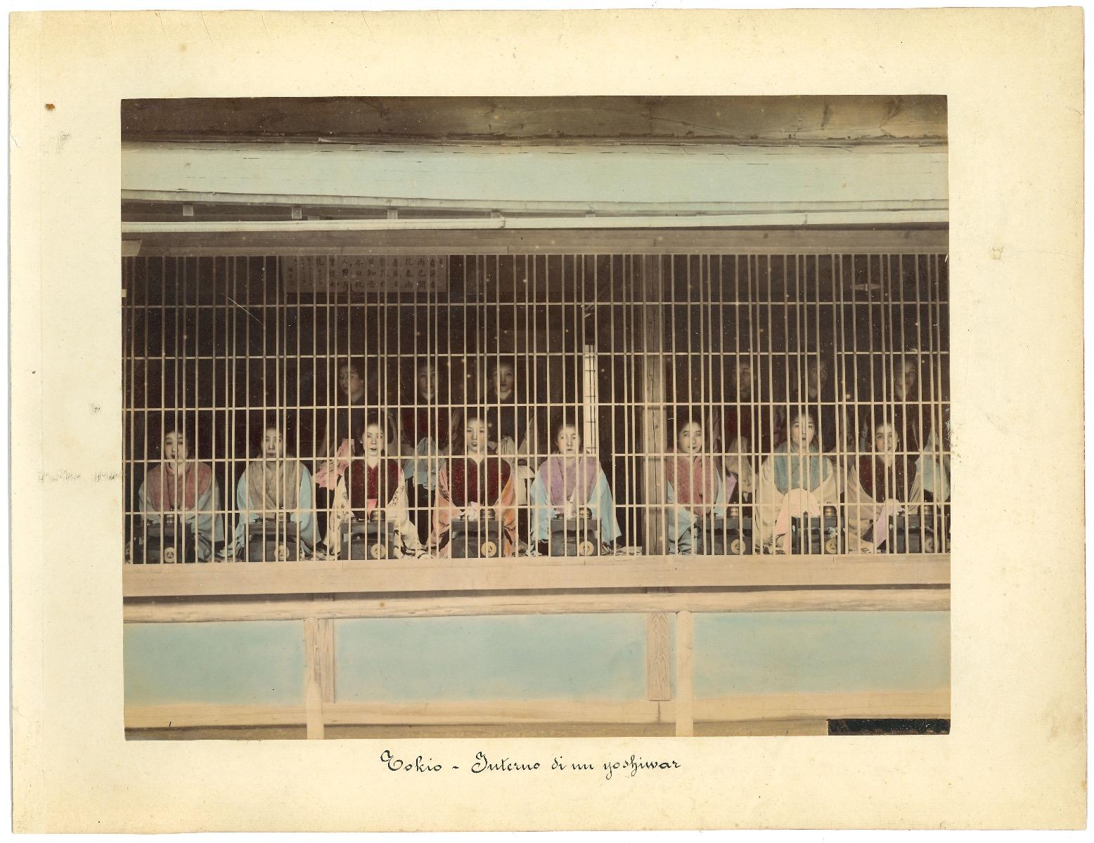 Unknown Figurative Photograph - Japanese Women in Tokyo - Original Albumen Print - 1880s/90s