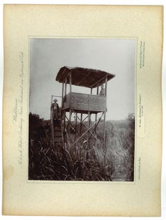 Java – Hoher Ständer in Ploembon – Vintage-Foto – 1893