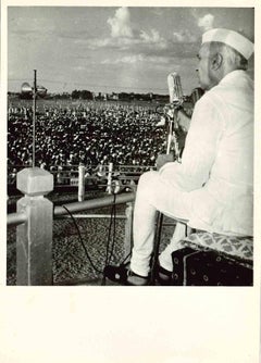 Jawaharlal Nehru - Photo d'époque - années 1950