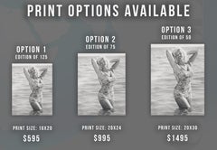 Jayne Mansfield in Bathing Suit Fine Art Print