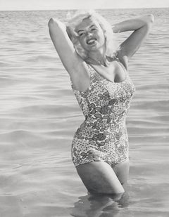 Jayne Mansfield in Bathing Suit Fine Art Print