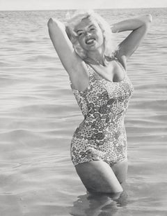 Jayne Mansfield in Bathing Suit Fine Art Print