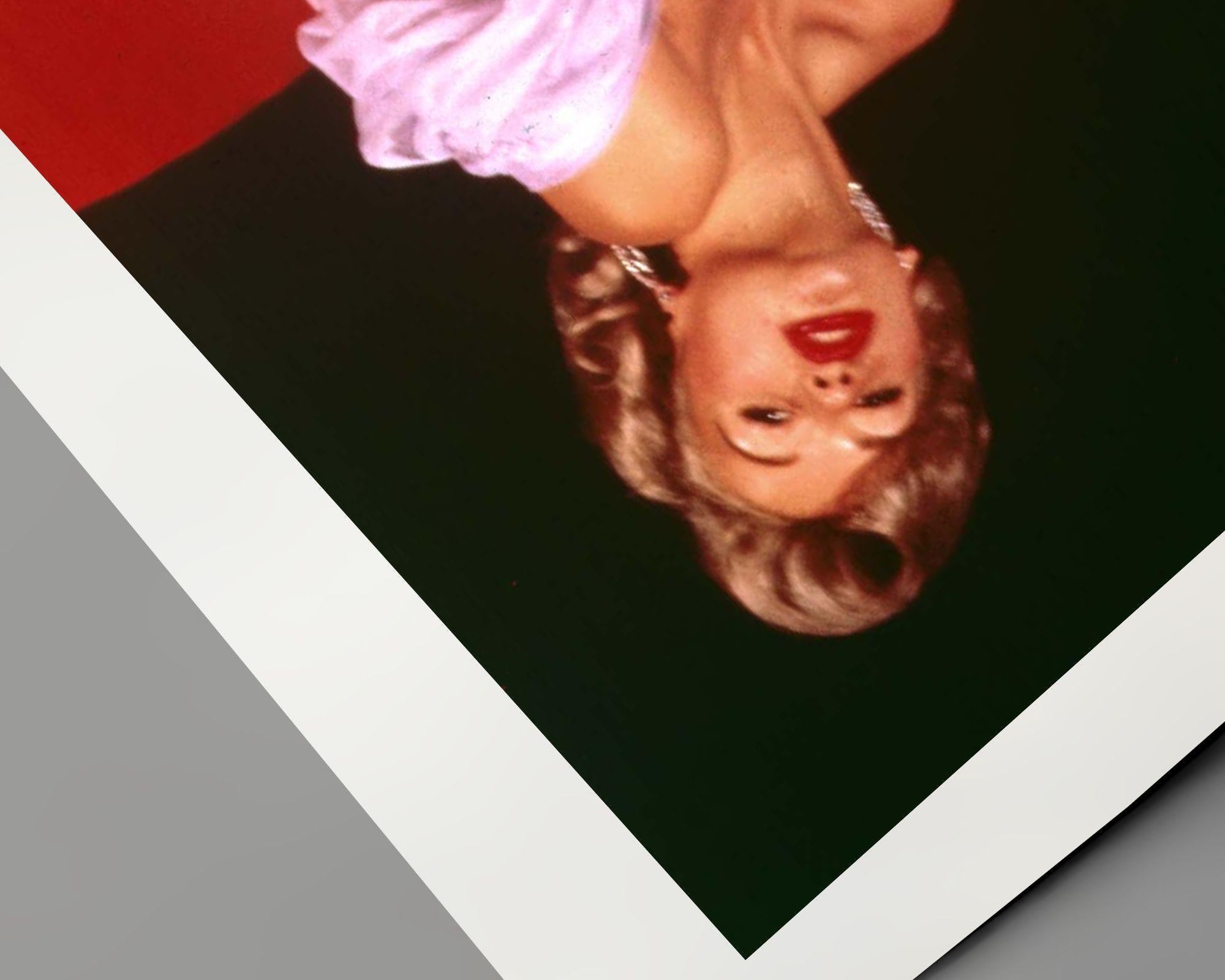 Jayne Mansfield in Pink Lingerie - Contemporary Photograph by Unknown