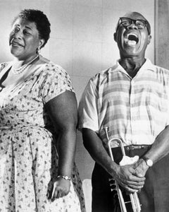 Jazz-Legenden des Jazz: Ella Fitzgerald und Louis Armstrong