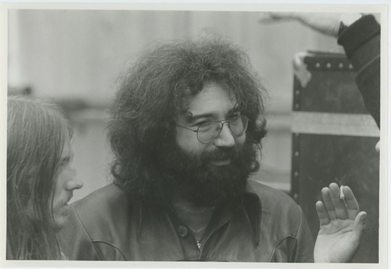 Unknown Black and White Photograph - Jerry Garcia Lead Guitar for Grateful Dead