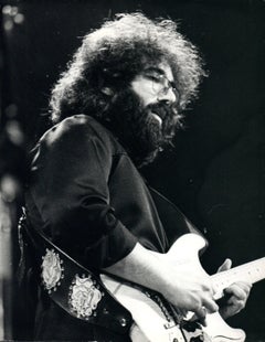 Jerry Garcia on Stage Vintage Original Photograph
