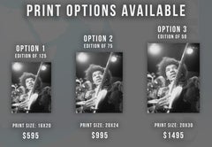 Jimi Hendrix Performing Globe Photos Fine Art Print