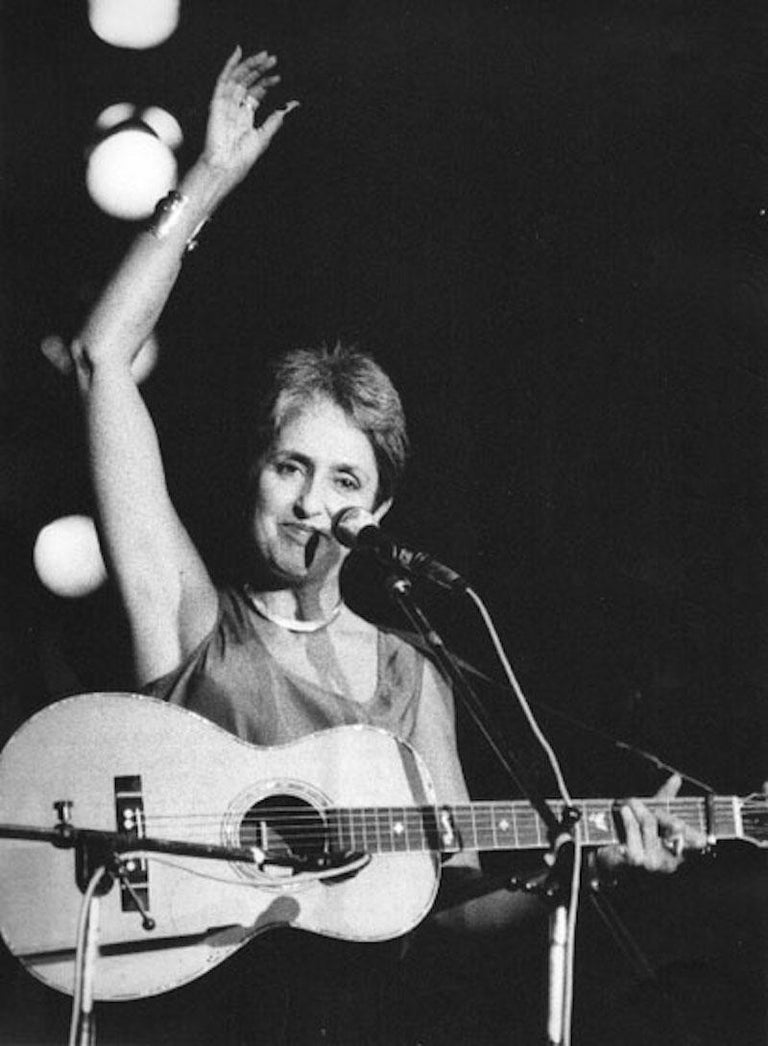 Unknown - Joan Baez - Vintage Photo - 1980s For Sale at 1stDibs