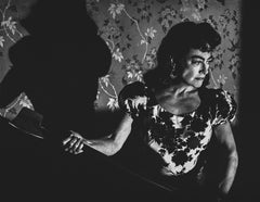 Joan Crawford Dramatic Portrait with Axe Movie Star News Fine Art Print