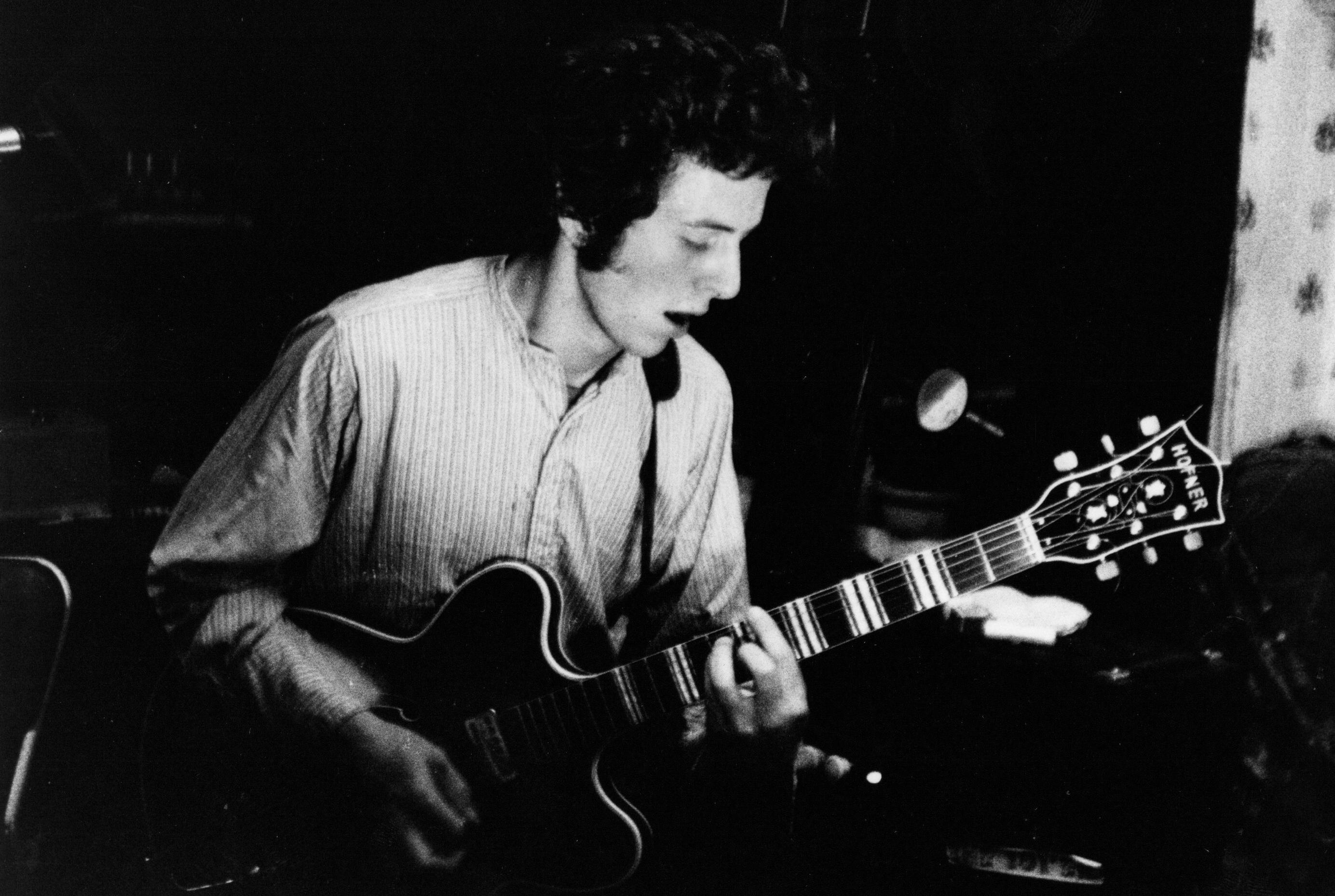 Unknown Portrait Photograph - Joe Strummer with the 101ers Vintage Original Photograph